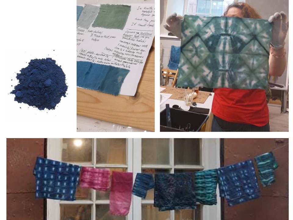 dažymas natūraliu indigu