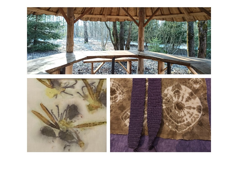 tekstilės koliažo mokymai